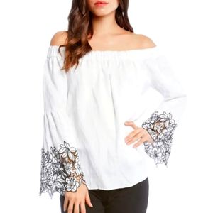NWT Karen Kane Off The Shoulder Blouse
